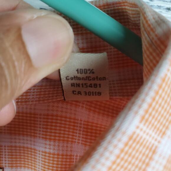 Tommy Bahama Men Button-Up Long Sleeve Collared Top Size 34-35 - Picture 4 of 10